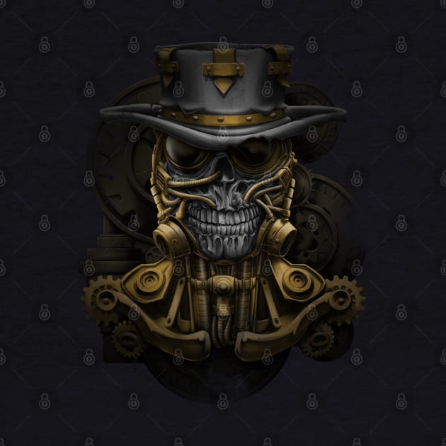 steampunk skull by Chack Loon